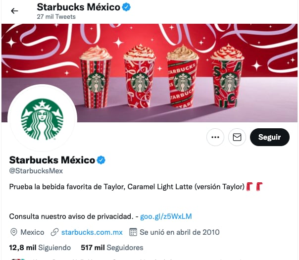 Colaboración entre Taylor Swift y Starbucks