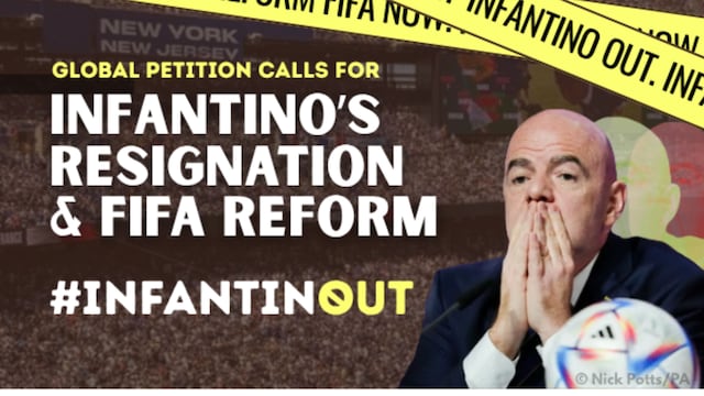 El futuro de Gianni Infantino como presidente de la FIFA está en riesgo