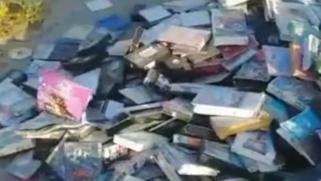 Hombre encuentra películas valiosas