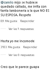 Fans de Evaluna le piden a Camilo que la respete por su opinión sobre Stef Roitman.