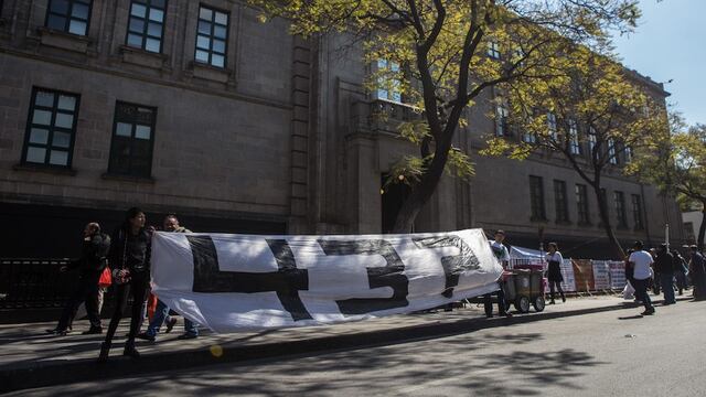 Protestan frente a SCJN por Ley de Seguridad Interior