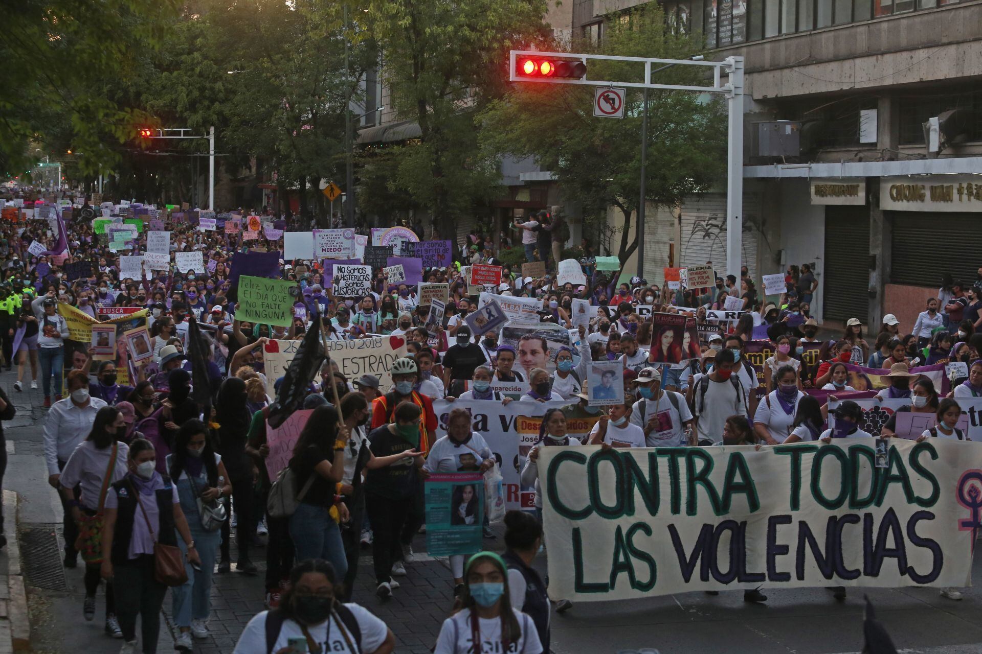 Marcha del 8M en Jalisco