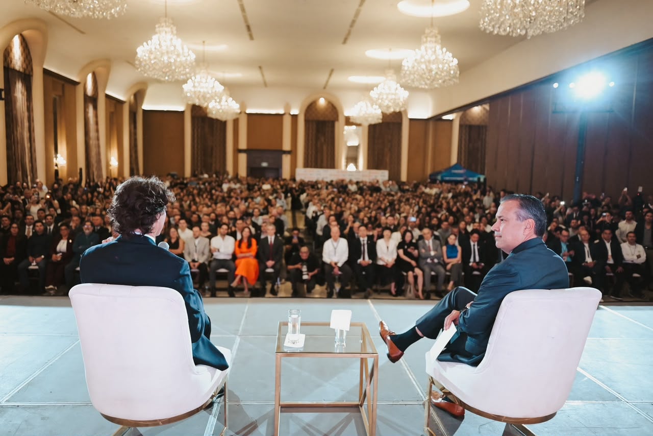 Justin Trudeau y Antonio Astiazarán en el Foro Mundial de Energía Solar 2026