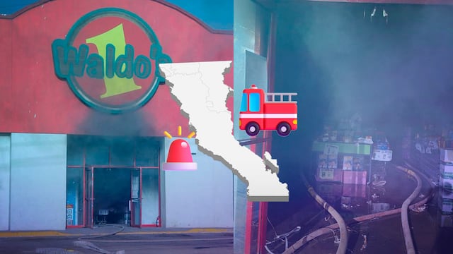 Incendio en Waldo’s de Mexicali moviliza a bomberos y cuerpos de emergencia