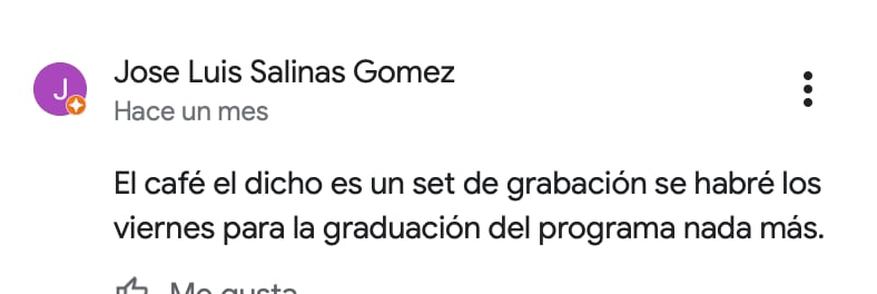 La cafetería de “Como dice el dicho”