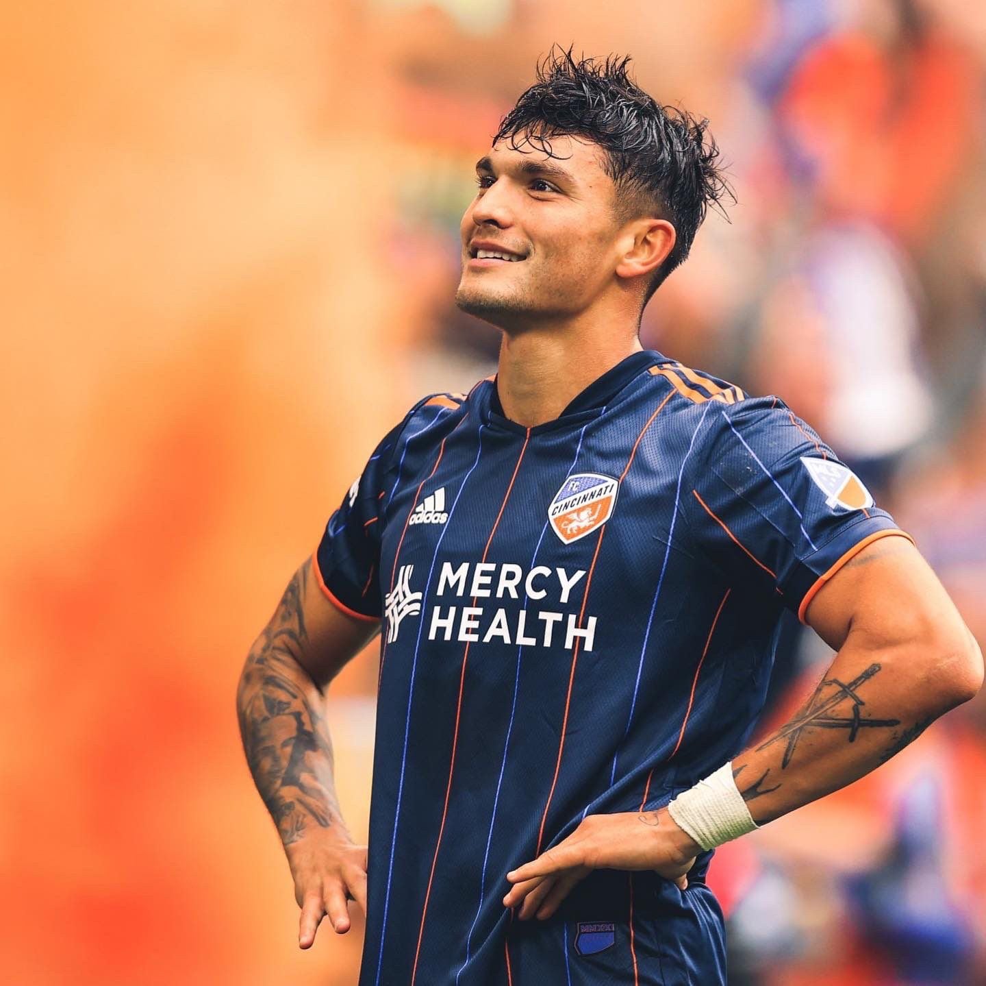 Brandon Vázquez con Cincinnati FC