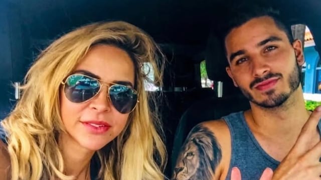 Aylín Mujica y su hijo, Mauro Menéndez