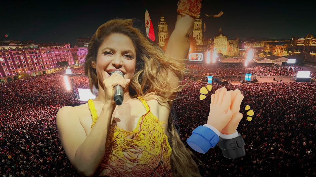Shakira supera récord previo de Los Fabulosos Cadillacs en el Zócalo