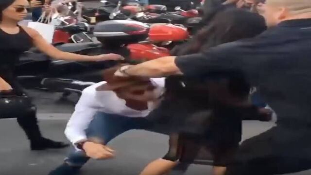 Kim Kardashian es atacada por Vitalii Sediuk