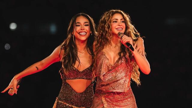 Shakira comparte fotos con Danna Paola