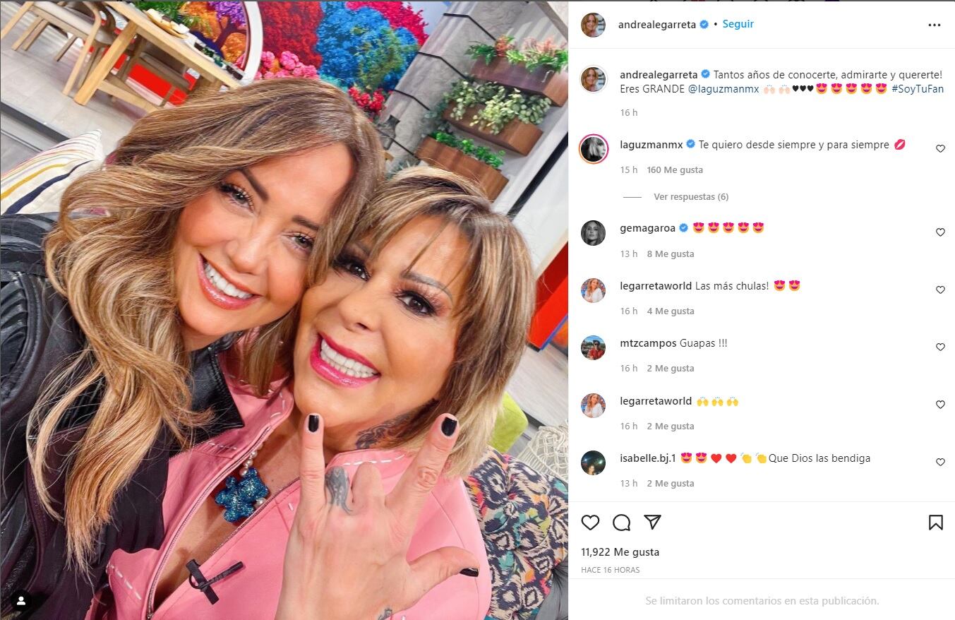 Andrea Legarreta y Alejandra Guzmán
