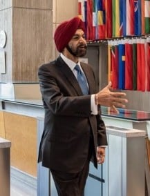 Ajay Banga, presidente del Banco Mundial
