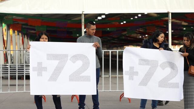 Protesta a 9 años de la Masacre de San Fernando.