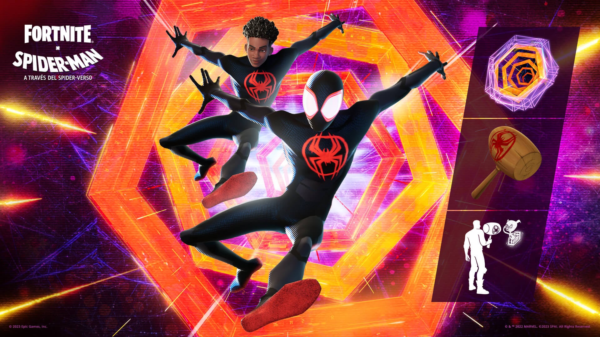Miles Morales de Spider-Man Across the Spider-Verse en Fortnite