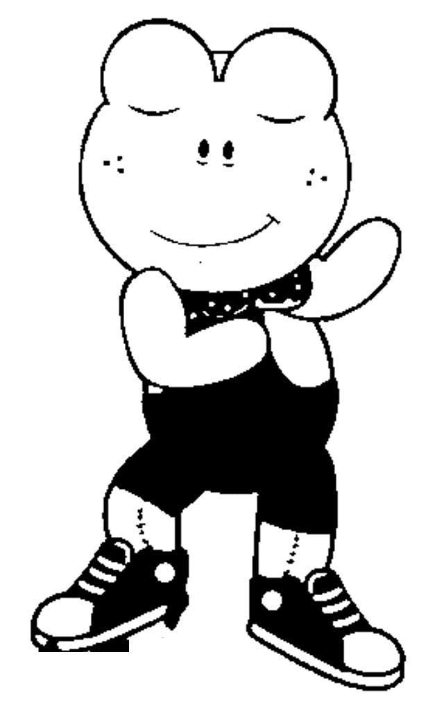 Rhenné, la rana de Lara Campos, para colorear