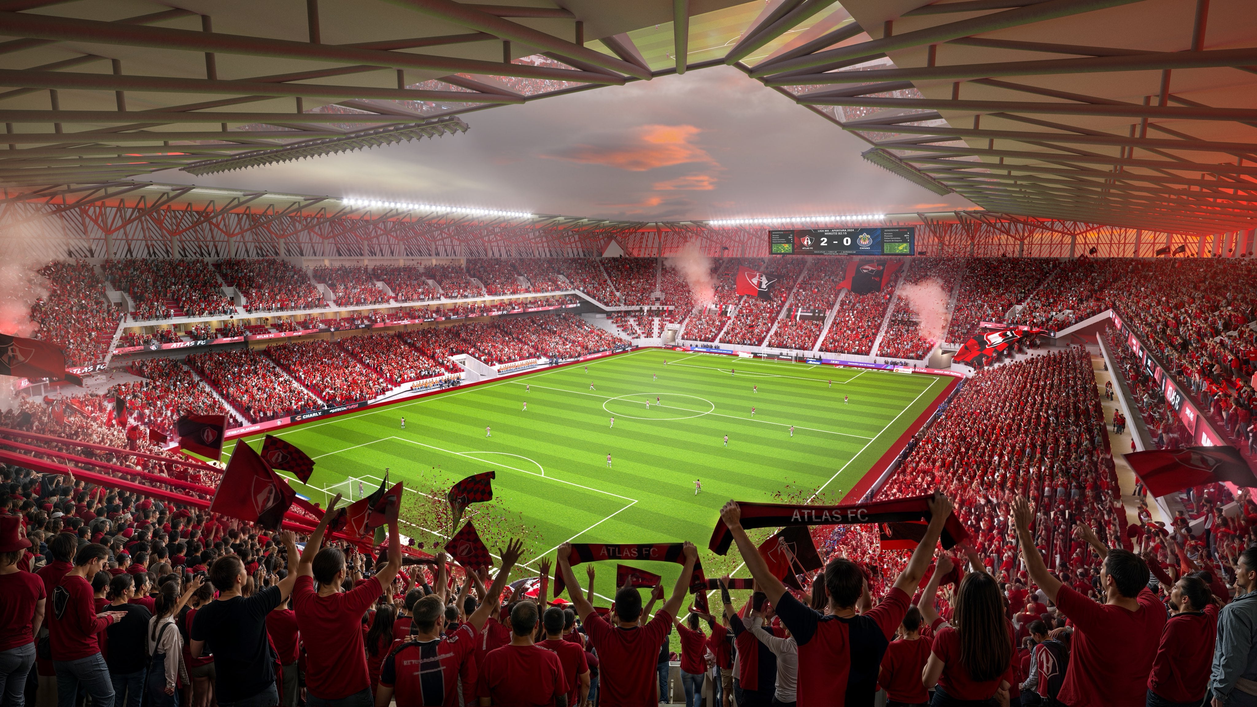Nuevo estadio de Atlas