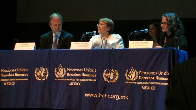 Michelle Bachelet ofreció una conferencia donde destacó los retos en cuanto a derechos humanos en México.