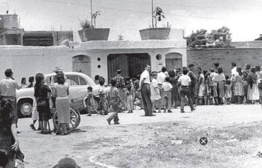 La casa de los macetones en 1950