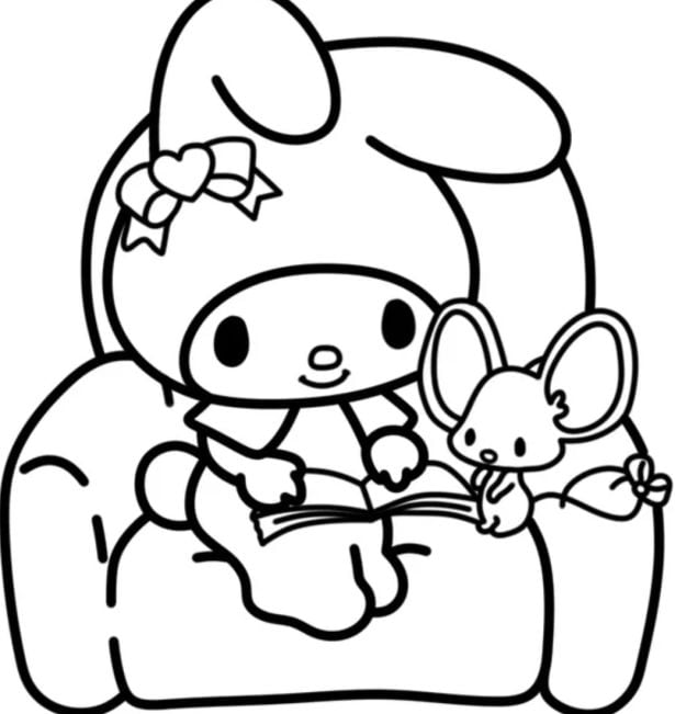 My Melody lectora por el Día Internacional de la Mujer