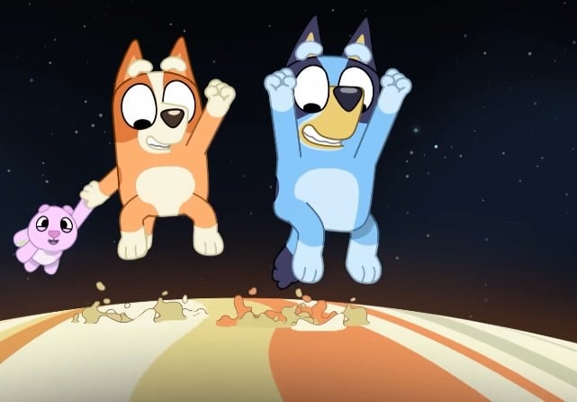 Bingo sueña con ir al espacio, capítulo de Bluey