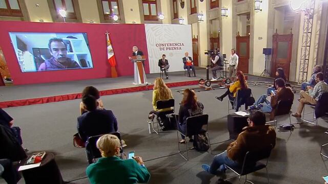 AMLO en conferencia de prensa