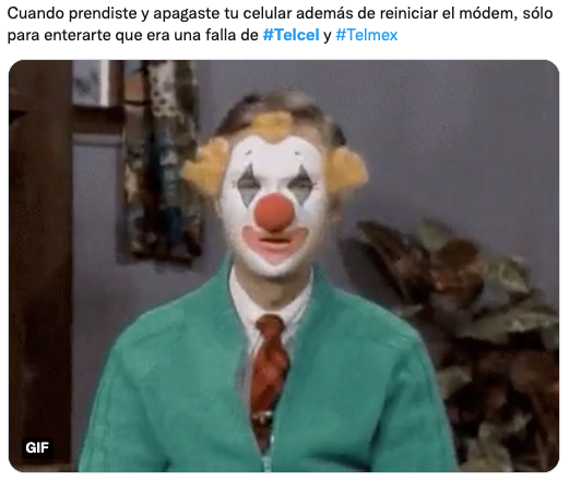 Caída de Telcel provoca memes en redes
