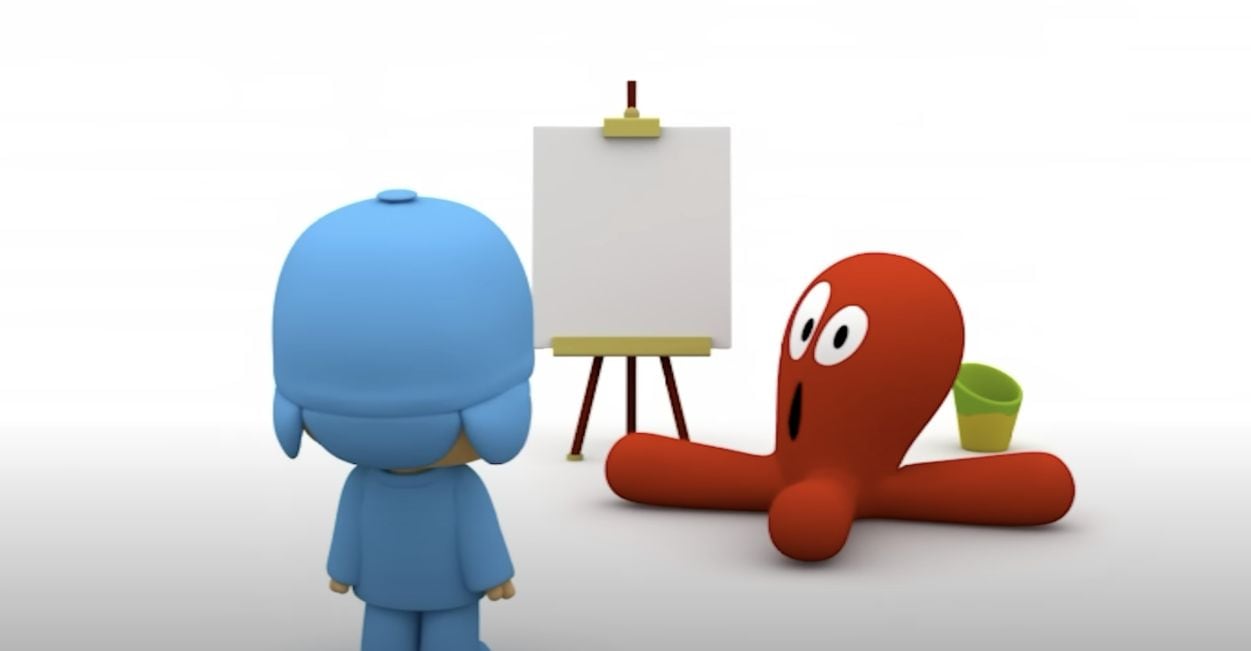 Pintando con Pocoyó