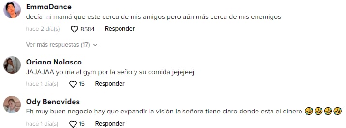 Reacciones a la señora que vende garnachas en un gimnasio