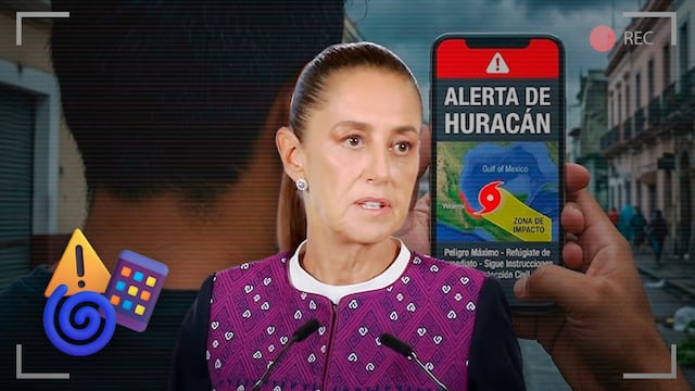 Sheinbaum: nuevo sistema de alerta de huracanes para celulares llegará pronto