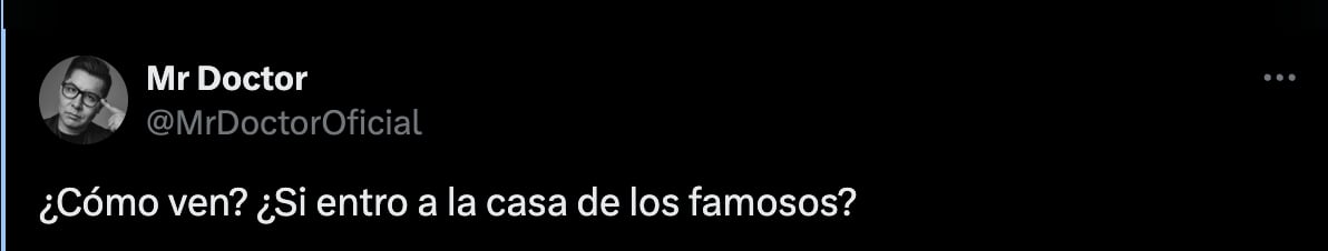 Mr Doctor despierta polémica por presunta participación en La Casa de los Famosos México 3