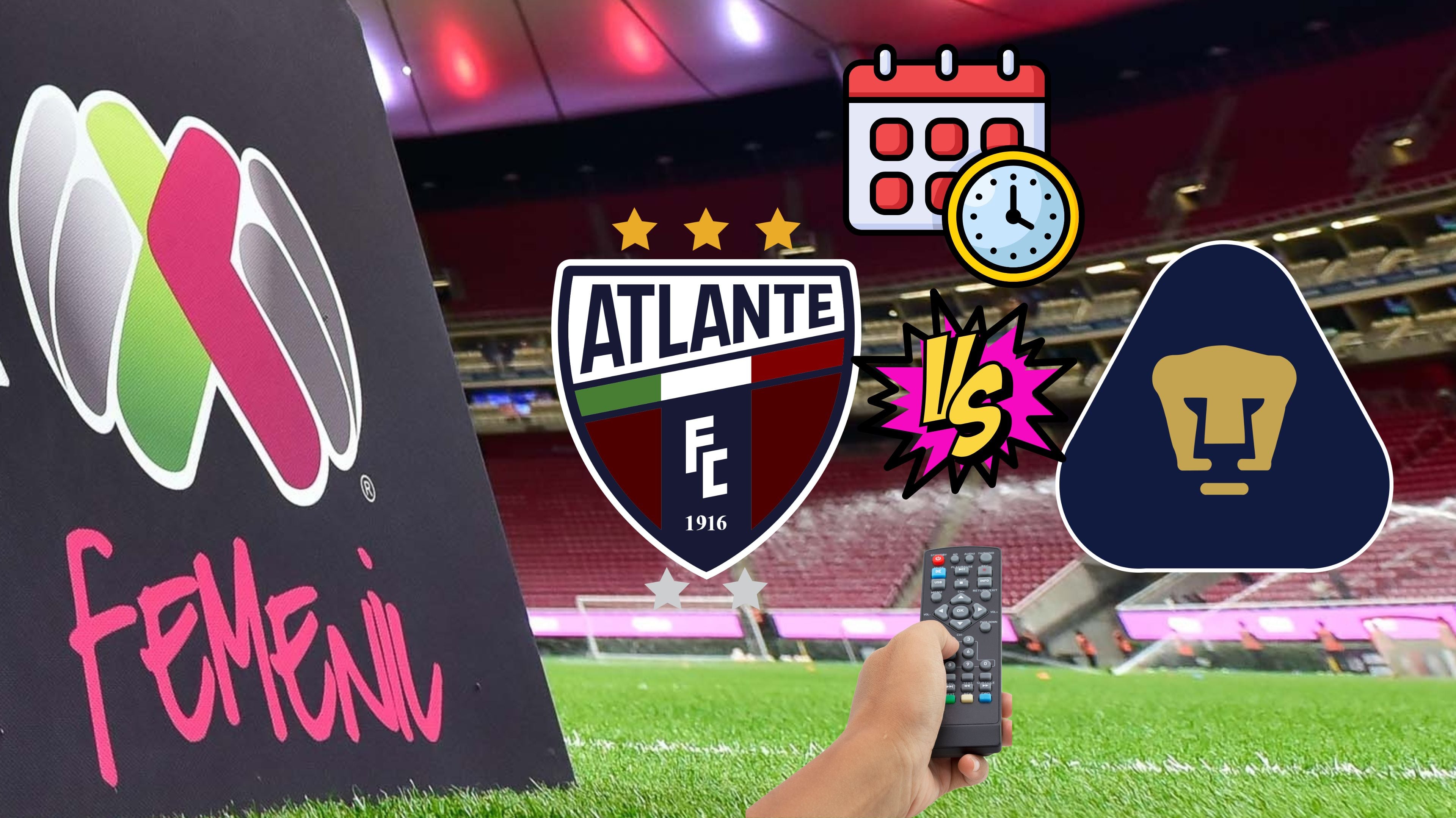 Atlante vs Pumas: Fecha, horario y canal para ver el partido de la Liga Femenil BBVA