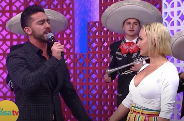 Luis 'Potro' Caballero y Michelle Vieth