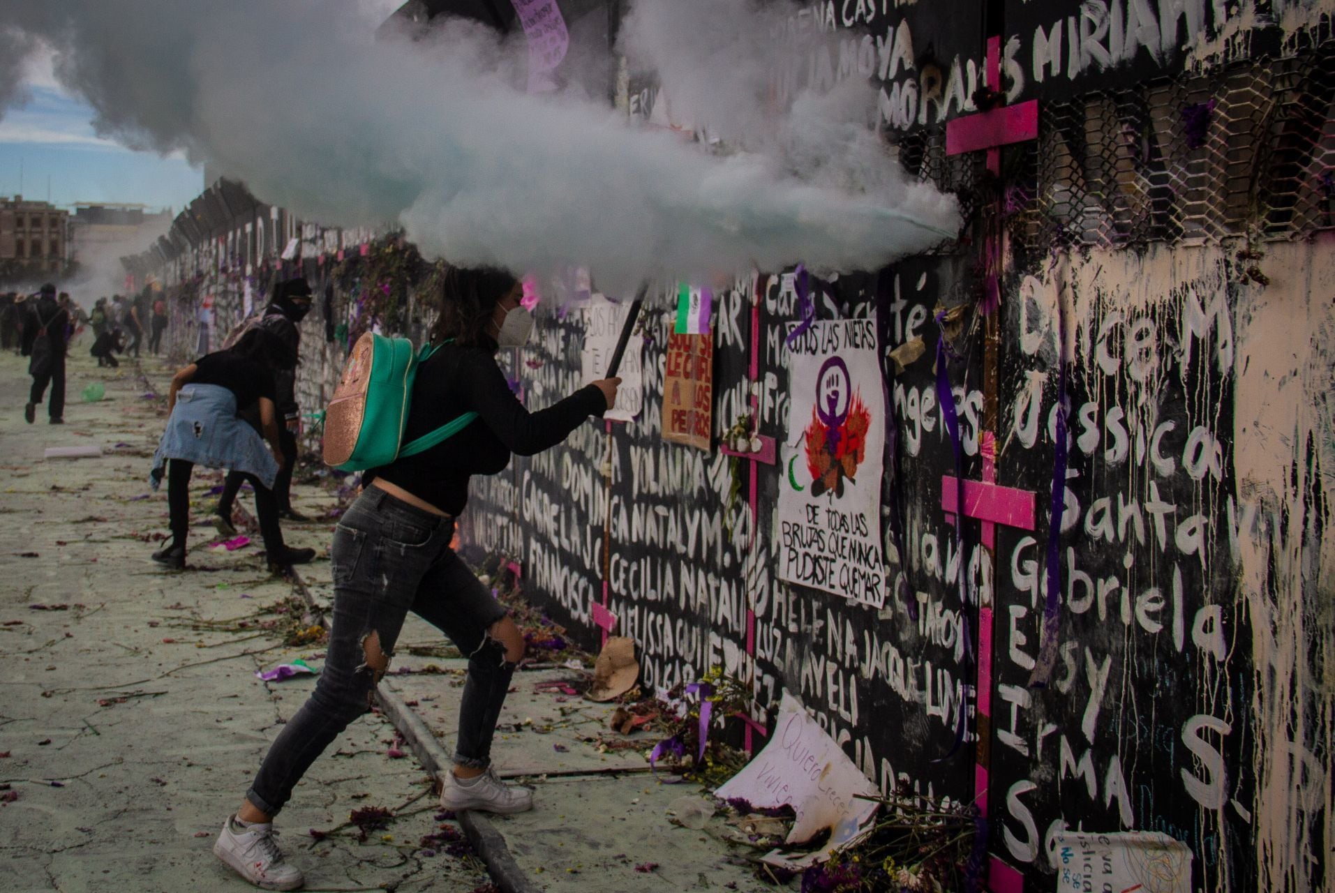 Marcha por el Día de la Mujer en CDMX