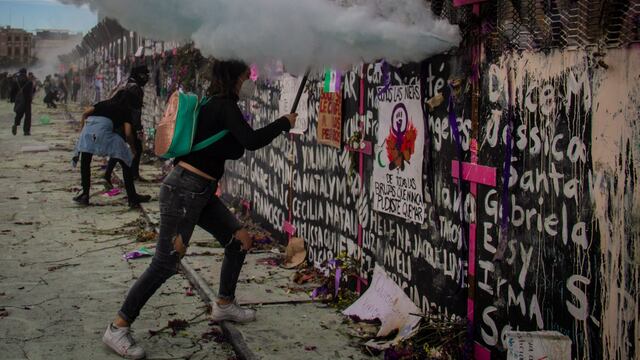 Marcha por el Día de la Mujer en CDMX