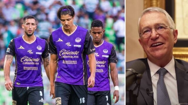 Jugadores Mazatlán FC y Ricardo Salinas pliego