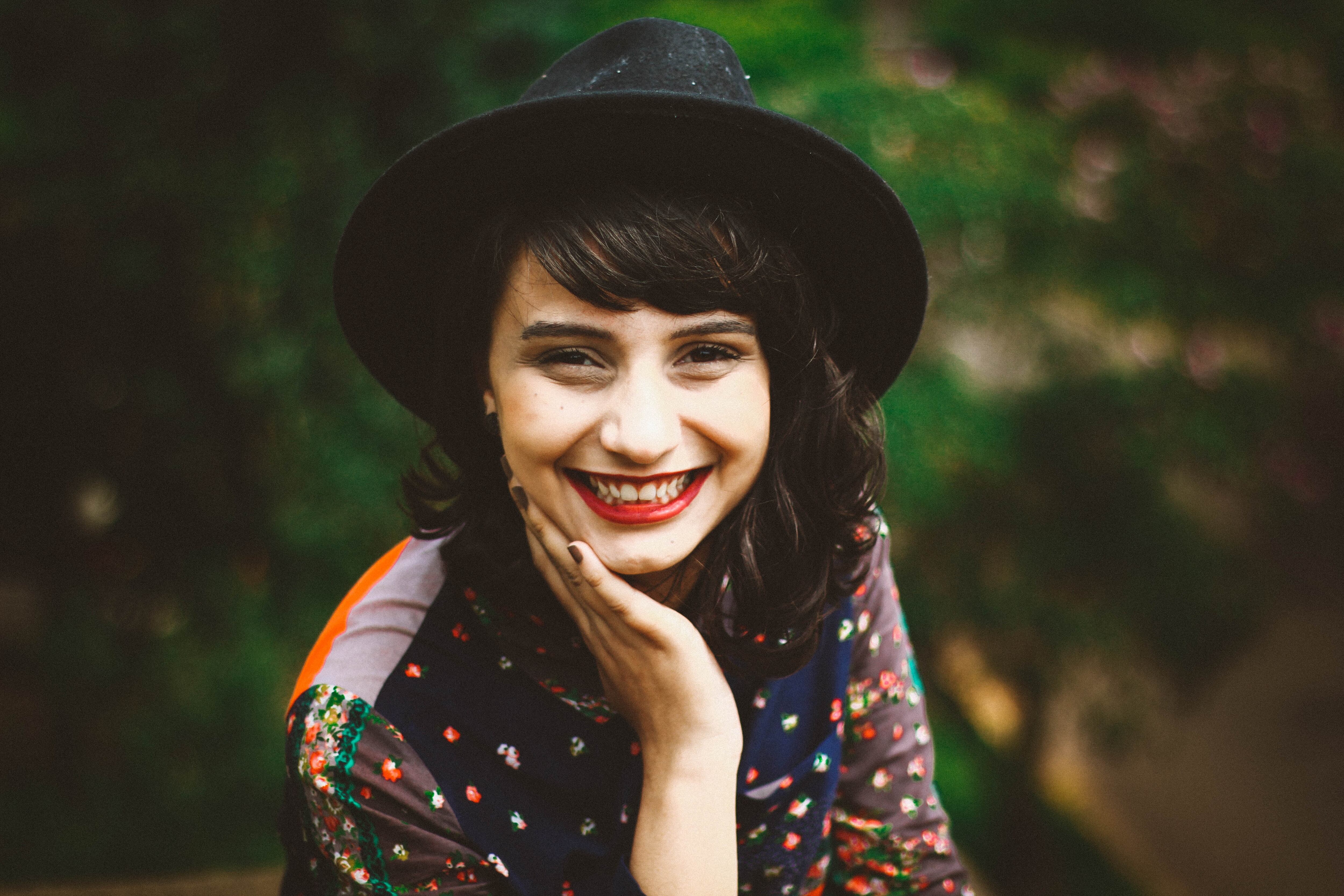 Mujer sonriendo