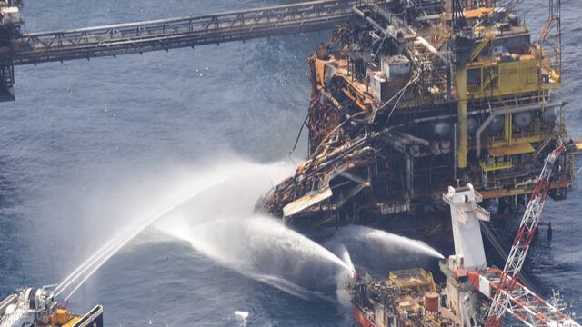 accidente en la plataforma Abkatún-Alfa. Sin fondo para desastres en Pemex.