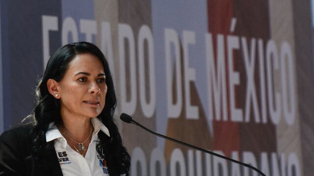 Alejandra del Moral, candidata a la gubernatura del Estado de México por la coalición PRI, PAN y PRD “Va por el Estado de México”