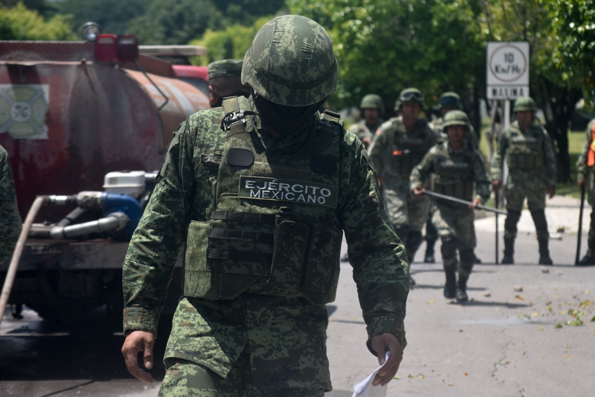 Militar del 27 Batallón de Infantería en Iguala
