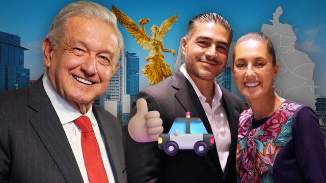 AMLO, Omar García Harfuch y Claudia Sheinbaum