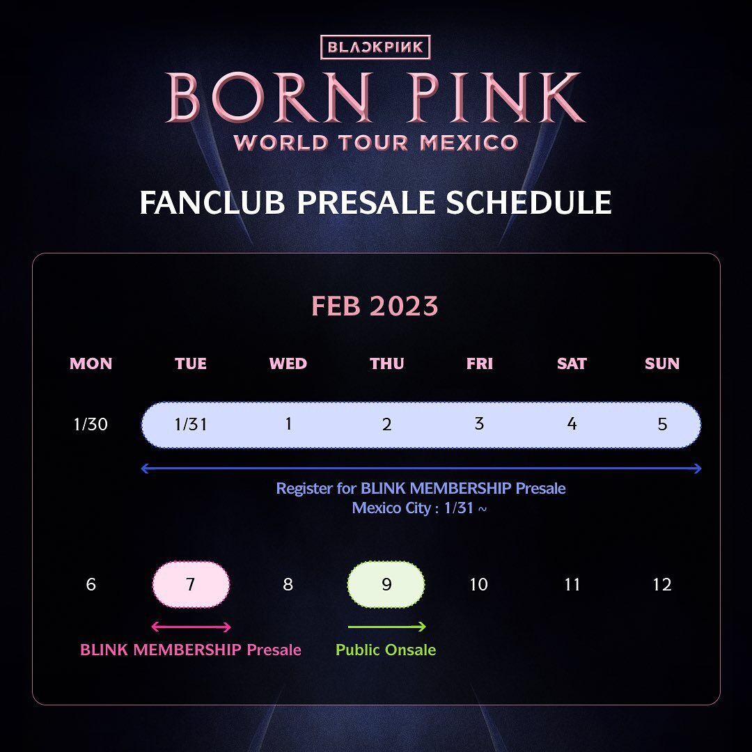 Blackpink en México 2023