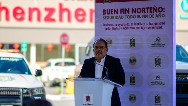Andrés Mijes pone en marcha el operativo “Buen Fin Norteño” para reforzar la seguridad en Escobedo.