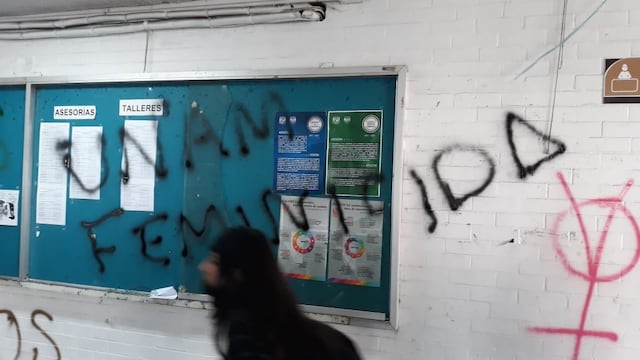 Las alumnas fueron agredidas durante una manifestación