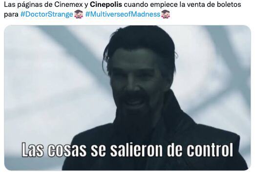 Memes sobre la preventa de boletos para 'Doctor Strange'