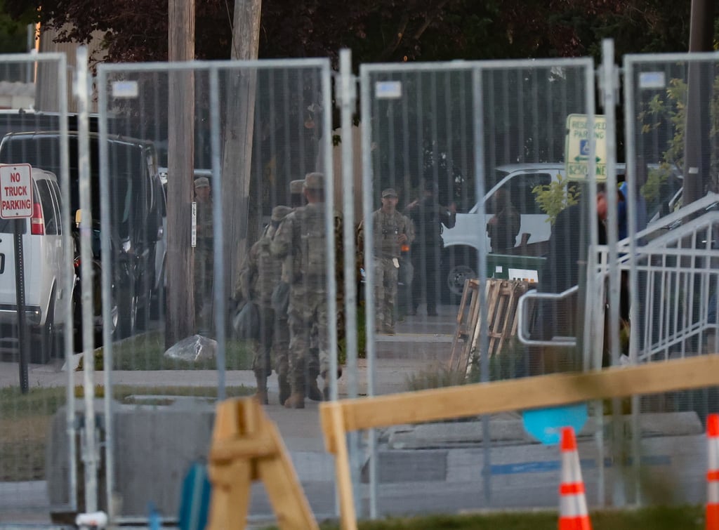 Guardia Nacional en Chicago.