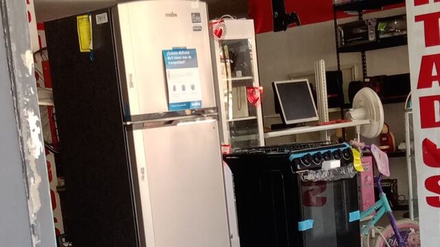 Empeñan enseres domésticos