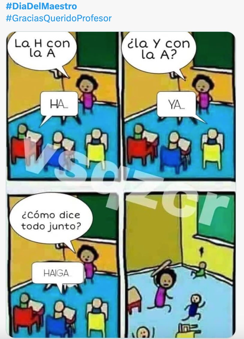 Memes festejan del Día del Maestro celebran este 15 de mayo