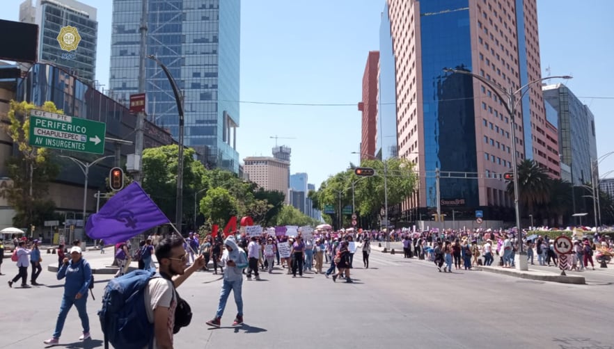 Marcha 8M de 2024 en CDMX
