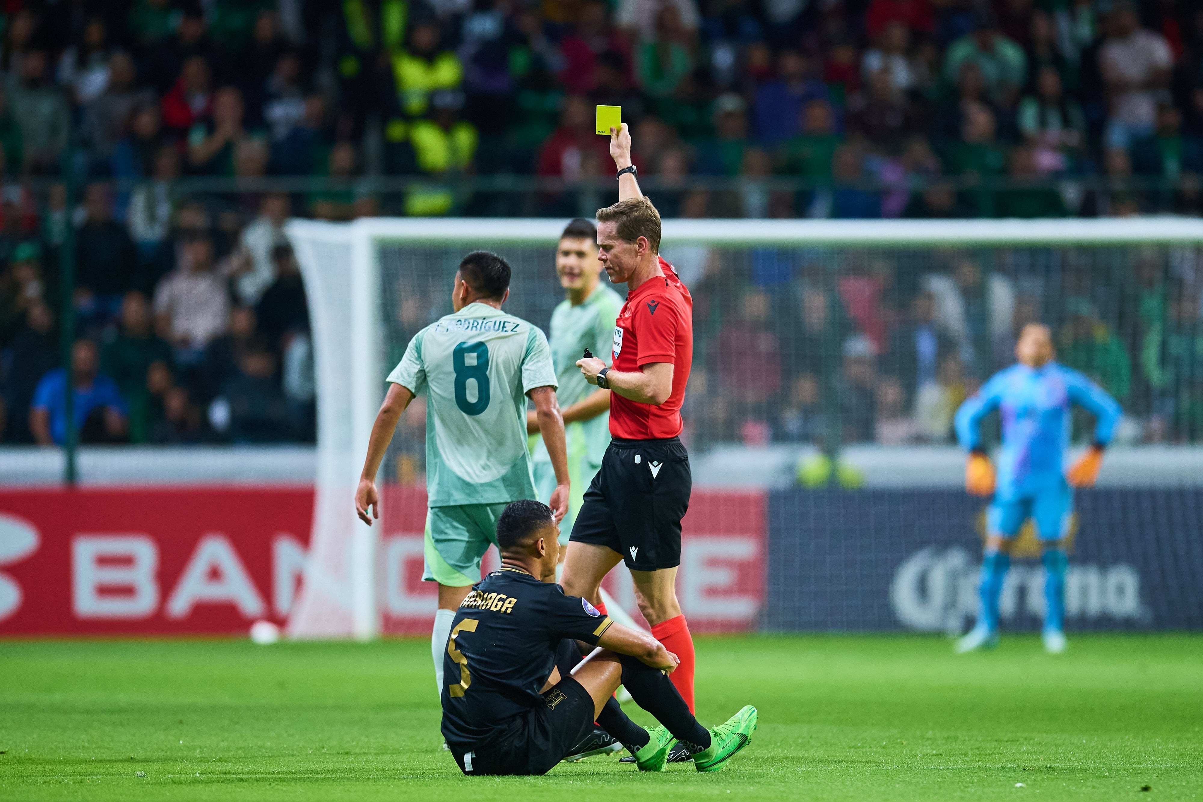 Drew Fischer en el México vs Honduras.