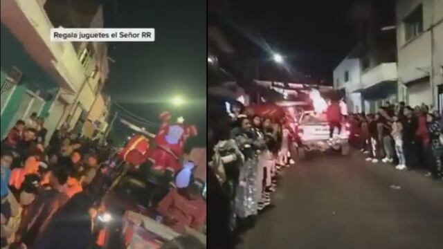 CJNG entregó juguetes en barrio del corazón de Guadalajara, Jalisco